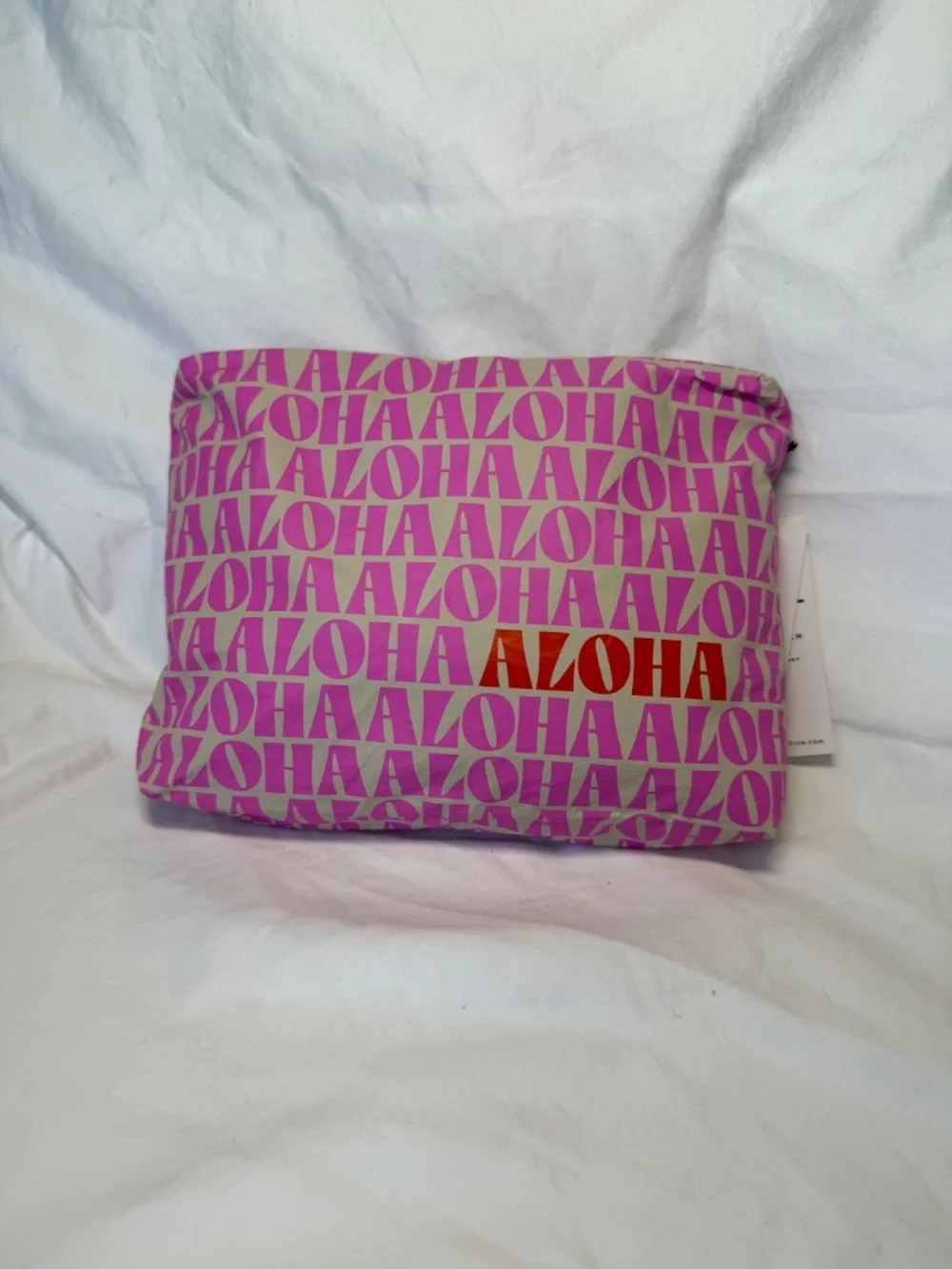 ALOHA Collection Aloha Nui Fruit Punch Sandstone Small Pouch Bag NWT Rare